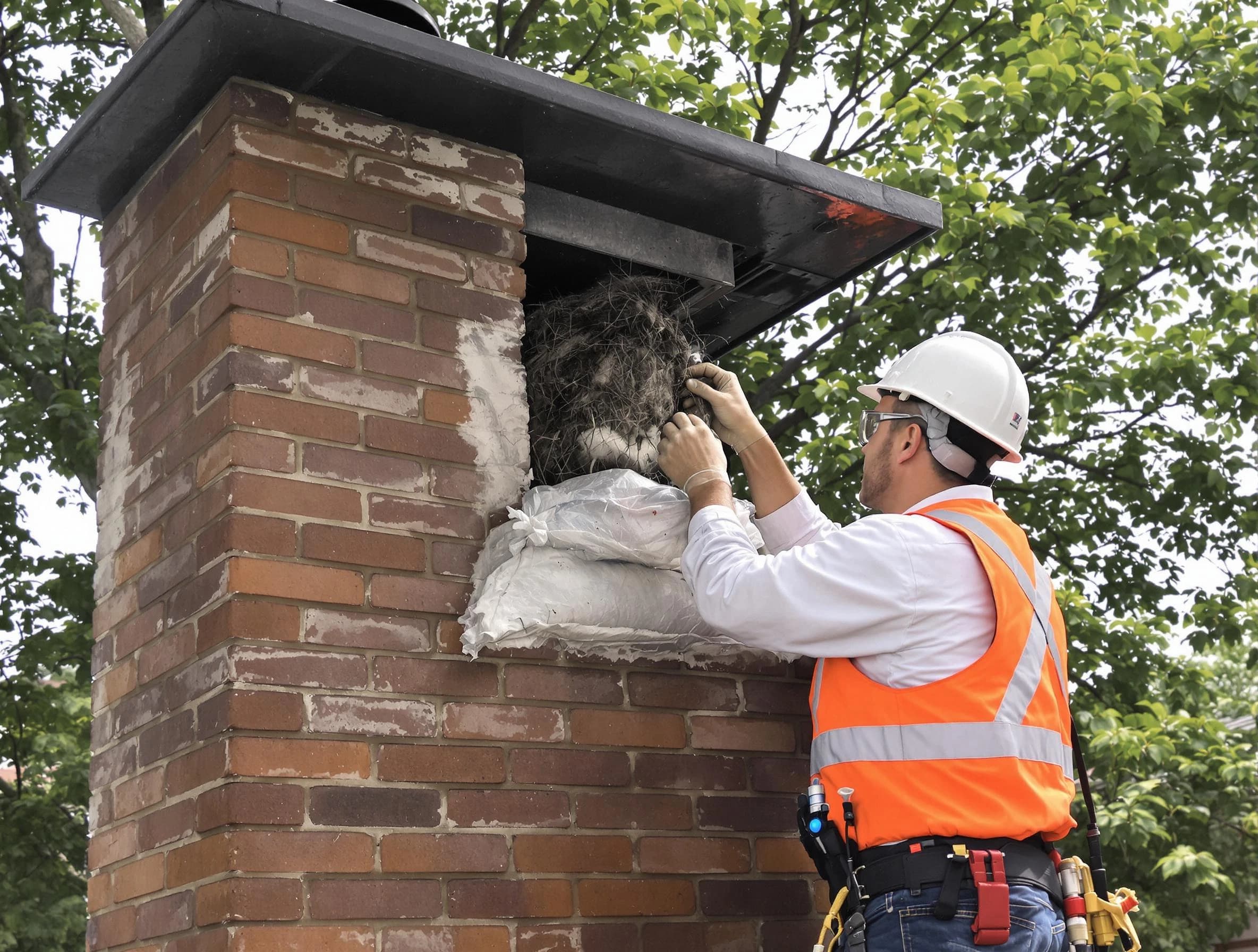 Humane removal of debris and animals by West Jordan Chimney Sweep in West Jordan, UT