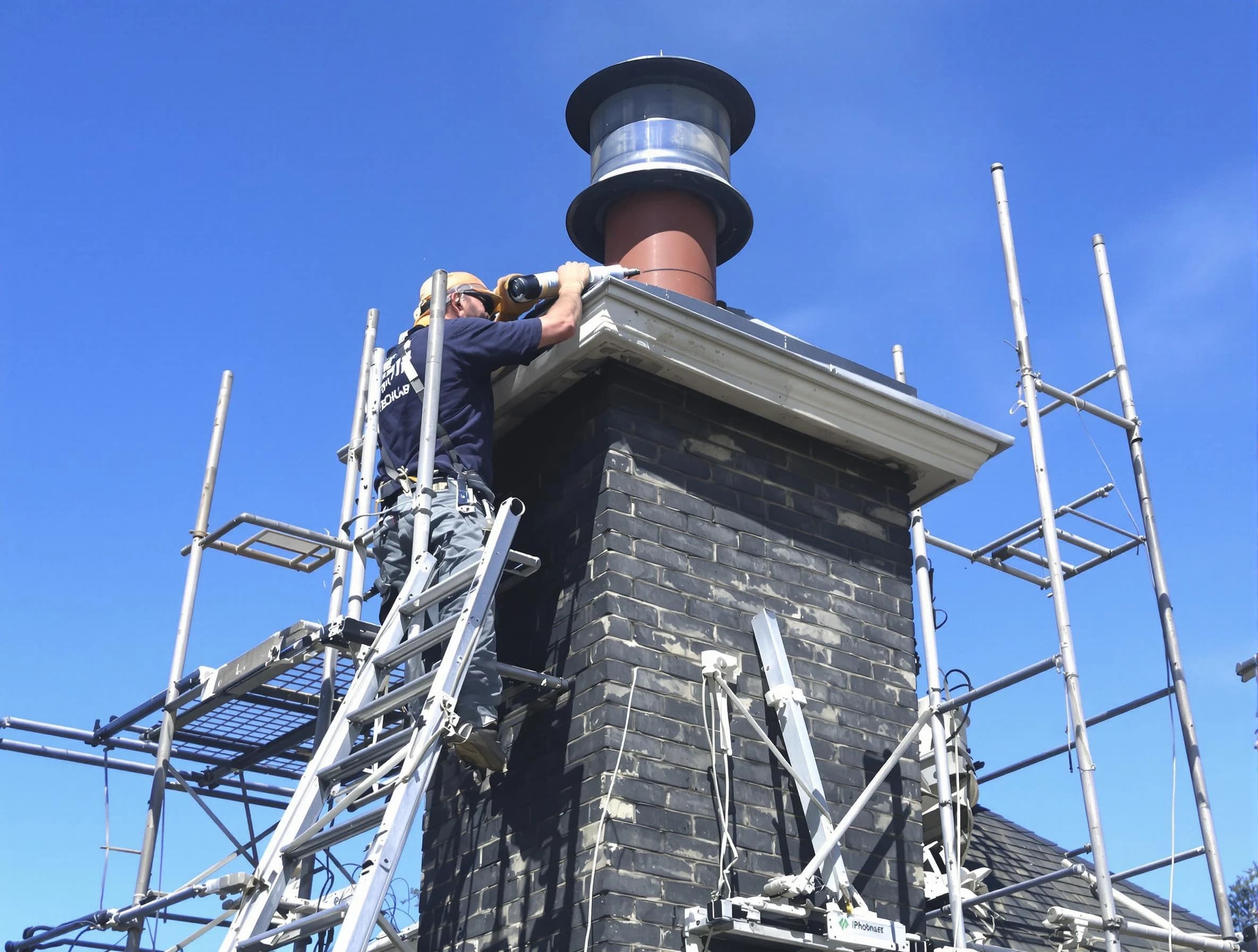 Sturdy chimney crown finished by West Jordan Chimney Sweep in West Jordan, UT