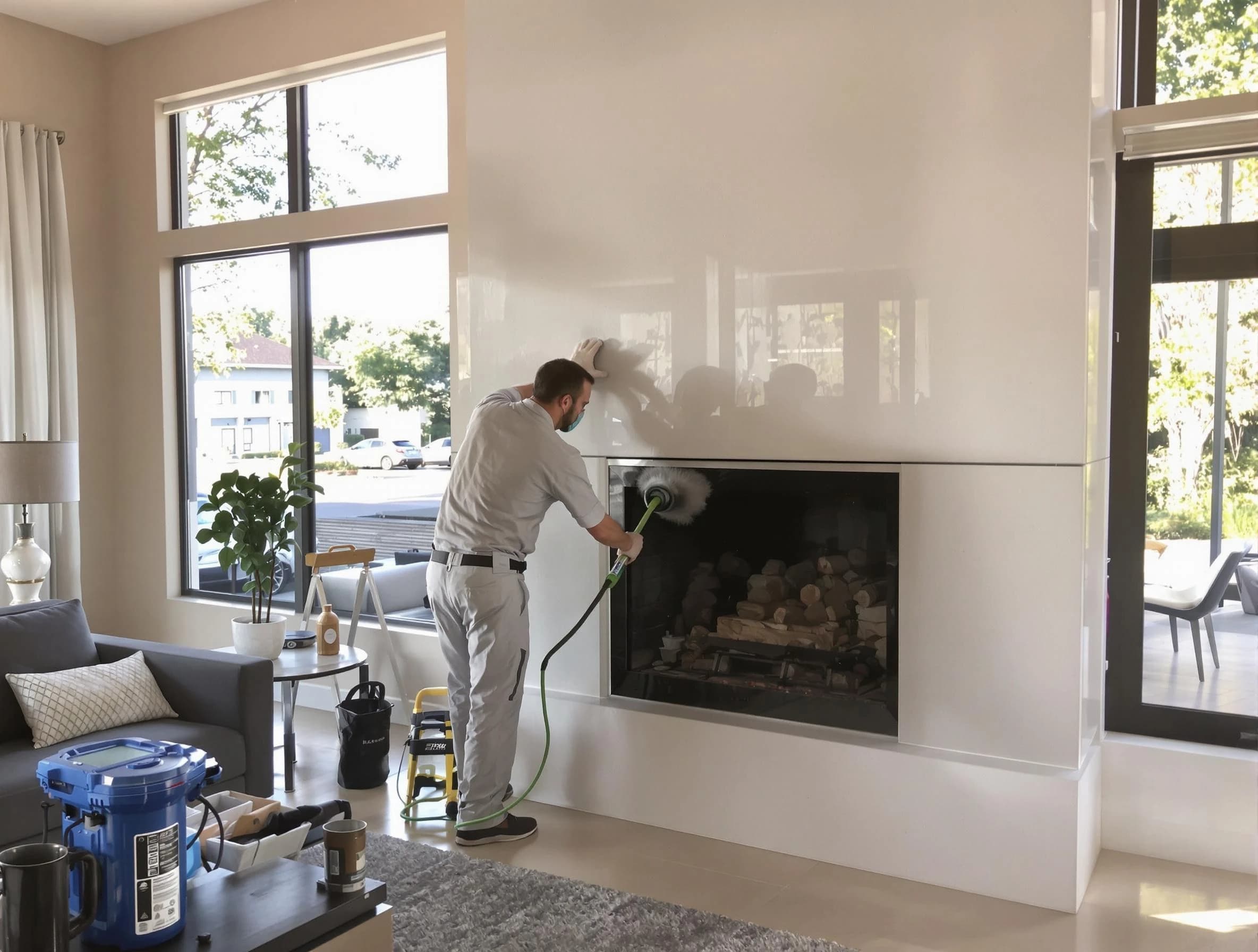 West Jordan Chimney Sweep performing thorough soot removal in West Jordan, UT