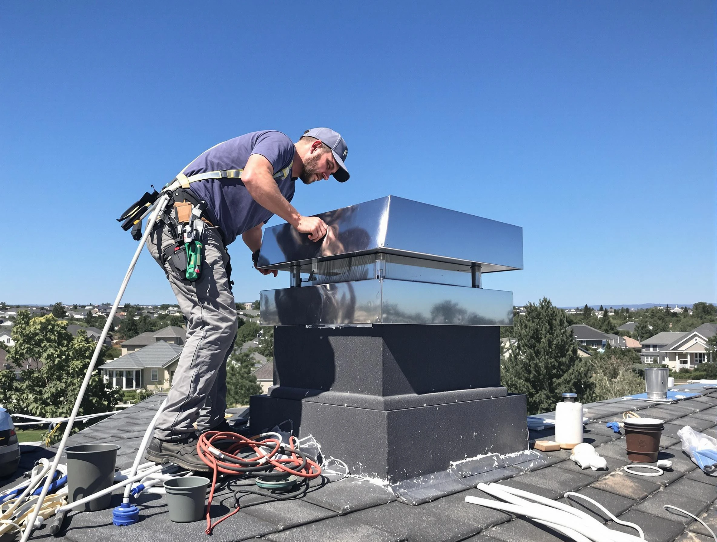 Chimney Cap Services in West Jordan