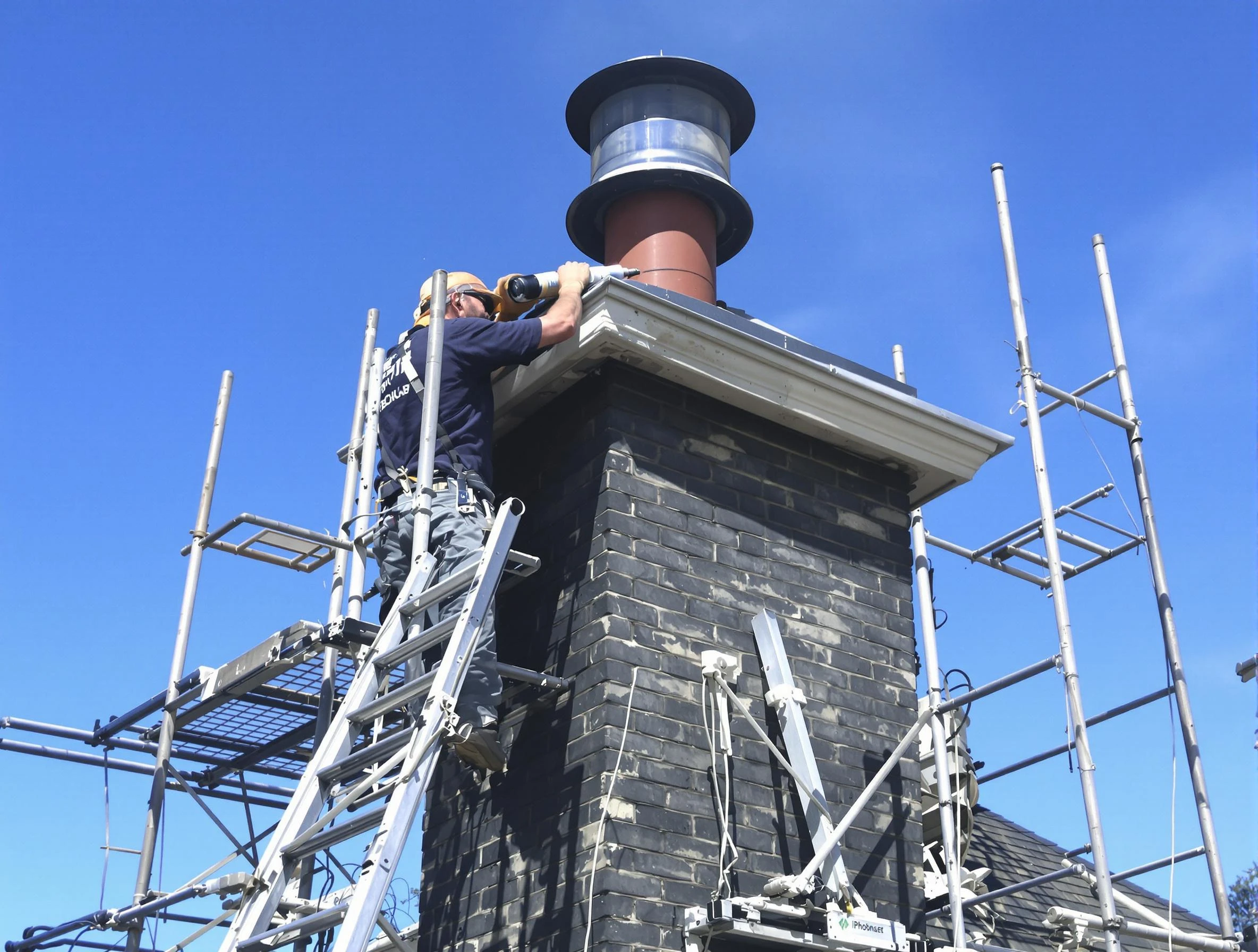 Sturdy chimney crown finished by West Jordan Chimney Sweep in West Jordan, UT