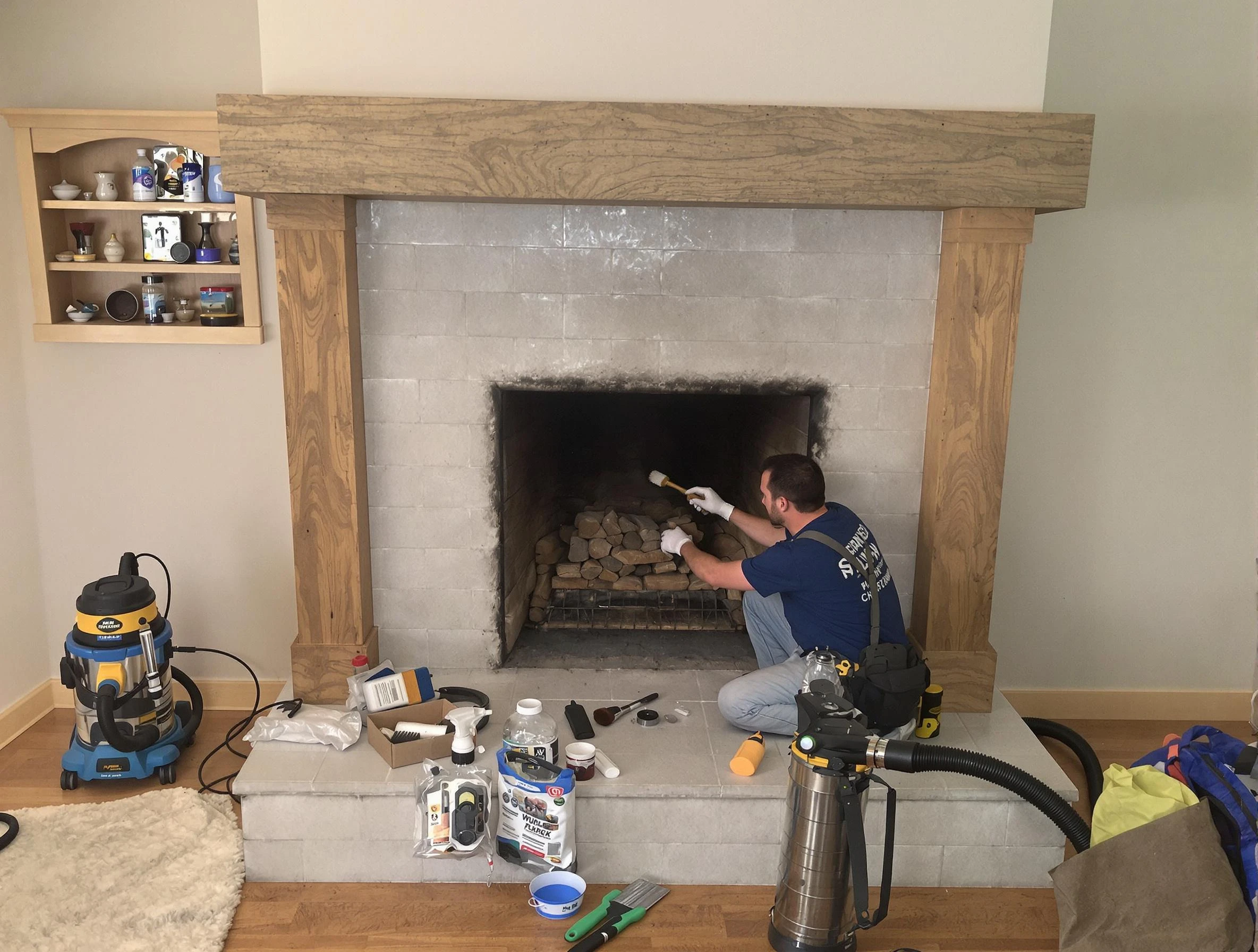 Detailed creosote removal process by West Jordan Chimney Sweep in West Jordan, UT