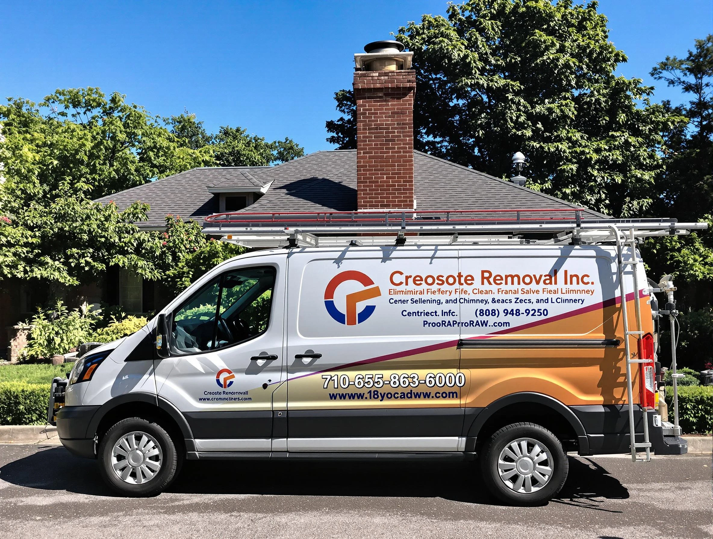 West Jordan Chimney Sweep technician removing creosote safely in West Jordan, UT